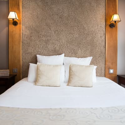 Chambre tout confort avec vue jardin au Clos des Vignes